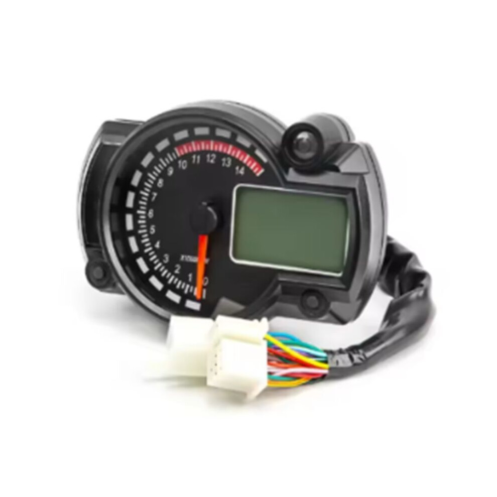 Otorcycle Modification Accessories Motorcycle Universal Instrument Waterproof Lcd Digital Odometer Speedometer 1Set 6032462401518