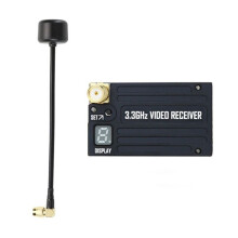 3.3G 4W Bril VRX Module Video-Ontvanger CVBS PAL/NTSC Ondersteunt 3,3GHz BAND A en B voor FPV-Videobrillen