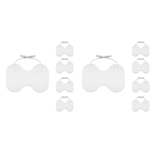 Almofadas de Substituição da Unidade TENS - Almofadas de Eletrodo Grandes em Formato de Borboleta de 4,5 X 6 Polegadas Compatibilidade Universal, 1