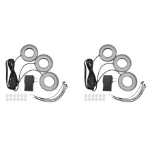 2X Kweeklampen voor Binnenplanten, 144 LED'S Full Spectrum LED-Plantenkweeklamp, 5V/3A Kweeklamp Onder Kasten, Amerikaanse Stekker