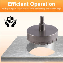 Hålsåg 100 mm Hårdlegering Förlängd Hålsåg Metall Järn Trä Metall Skärsats Tungsten Stål Skärverktyg