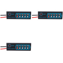 3X Panneau D'Affichage de Puissance LED Dc5-30V 12V 24V Indicateur de Puissance Batterie au Plomb-Acide au Lithium Affichage Général de la Puissance