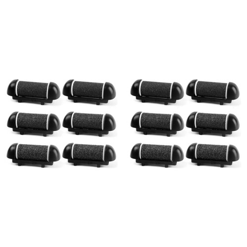 12 PCS Replacement Roller  for Electric Callus Remover - Feet Pedicure Kit - Extra Coarse, Regular Coarse, Fine