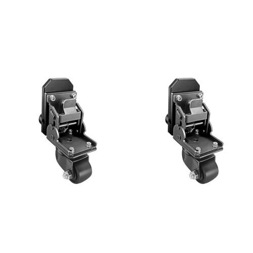 2X Steel Construction Front Wheels,Caster Wheel Kit Fit for  Rolling Tool Box for Packout Toolbox,200 Lbs