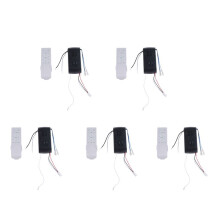 5X Universele Vervanging van Afstandsbediening voor Plafondventilator, 6 Snelheden en Timing, Vervanging op Afstand voor -Plafondventilatorlamp