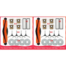 30PCS Vacuum Cleaner Brush Dust Bag Filter and Mop Cloth Set for X20 Max X20 PRO Vacuum Cleaner Replacement Parts