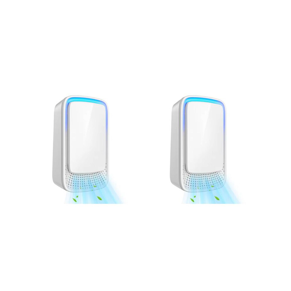 Quiet Plug-In Air Purifier For Home Negative Ionizer Technology For Bedroom Pet Kitchen Office 2 Pcs Uk Plug 6032462420762
