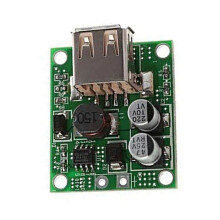 2X Solpanel Power Bank USB Laddningsspänning Controller Regulator StröMförsörjning med HöLje 5-20V Ingång 5V 2A Utgång