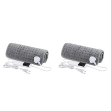 2X Elektrische Heizdecke, Heizmatte, Elektro-Bettlaken-Auflage für Bett, Sofa, Warme Winter-Thermodecken, Wärmer für Den Heimgebrauch, US-Stecker