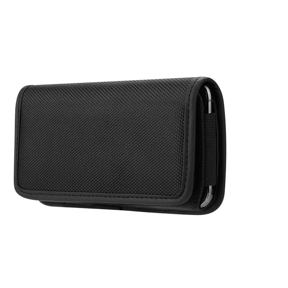 Belt Clip Phone Holster For Samsung Galaxy S24 Fe, Rugged Oxford Nylon Pouch With Quick Release Clip 9771547397618