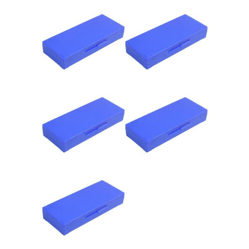 5X Plastic 50-Place Microslide Slide Microscope Box,