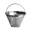 Stainless Steels Coffee Filter Fine Mesh Cone Shape Strainer-L 1