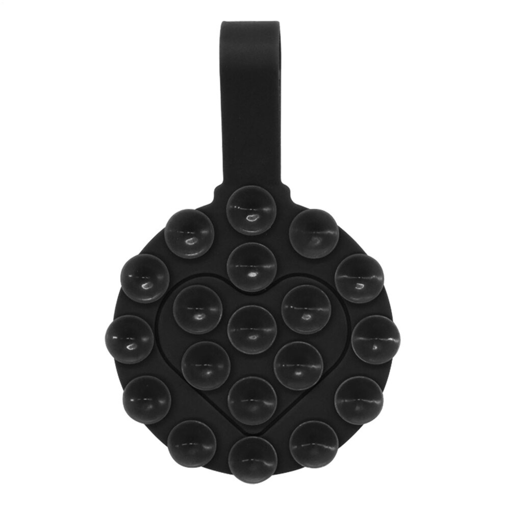 Silicone Suction Cup Phone Holder With Strong Grip For Selfies And Videos, Universal Hands Stand Black 9092120021233