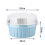 100Pcs 5Oz 125Ml Disposable Cake Baking Cups Muffin Liners Cups with Lids Aluminum Foil Cupcake Baking Cups- 3