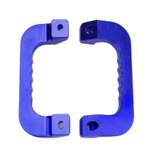 Car Door Armrest Handrail Cover Aluminum Alloy Armrest Grab Handle for Hiace 2005-2018