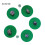 10cm/3.94inch Polarization  Disk MWO Optical Disk Multi-Wave Oscillator Antenna Ornaments 1