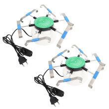 2X 220V Automic Test Cyclotest Uhren Prüf Gerät Maschine Uhren Beweger für Sechs Uhren Gleichzeitig EU Stecker