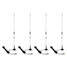 4X UT-106UV BNC Dual Band U+VHF Antenna for Radio
