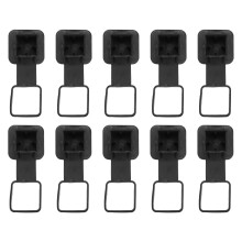 10X 2 Inch Trailer Hitch Cover Plug Cap Rubber Fits 2 Inch Receivers Class 3 4 5 for