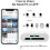 Card Reader for Phone/Laptop/, Three Card Slots Reader Supports  TF Card, Digital Camera Viewer Plug and 2