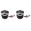 2X Universal Car Wireless Steering Wheel Control Button with LED Light 8-Key Functions for Car Android Navi Player Auto 1