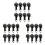 24Pcs Suction Cup Anchor Securing Hook Tie Down,Camping Tarp As Car Side Awning, Pool Tarps Tents Securing Hook 1