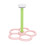 Multifunctional Parrots Perches Stand Interactive-Pink 1