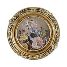 Retro Picture Frame Antique Ornate Photo Frame with Florals