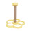 Entertaining Windmill Bird Stand For Mental Engagement-Yellow 1
