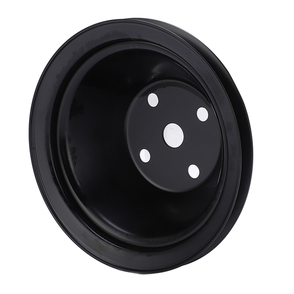 Metal Crankshaft Pulley For Chevy Sbc 262-400 Engine, Long Water Pump 7901376369209