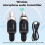 2X New U801 UHF Wireless XLR Transmitter and Receiver Microphone Converter Wireless Microphone for Live Interview/Studio 7