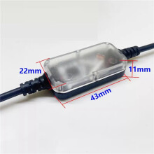 2X Light Sensor 5V 12V USB Wire Day Auto- Light Sensor Cable for Home Security and Lighting