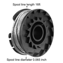 24 Pack F016800569 String Trimmer Replacement Spool for EasyGrassCut 23, 26, 18, 18-230, 18-260, 18-26