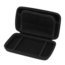 Carrying Case Hard Shell with 8 Game Slots and Accessory Storage for 3DS XL, DS and 2DS Consoles Black