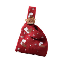 Christmas Themed Elegant Cloth Storage For-Red background Chris