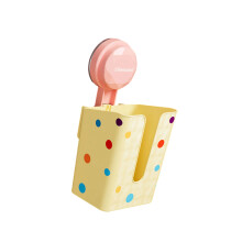 Suction Cup Mounted Wet Wipes Dispenser For Kitchen-Yellow