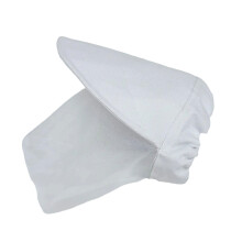 Dog Headgear Mask AntiBite Design Mosquitoes Resistant-White M