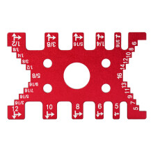 Rustproof Aluminum Alloy Joinery Gauge Ideal For-Red