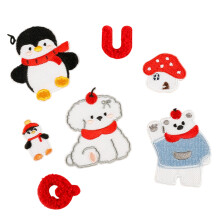 Cartoon Animal Embroidery Applique For Kids Clothing Jeans