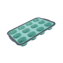Professional Silicone Muffin Tins Double Walled for-Green 12
