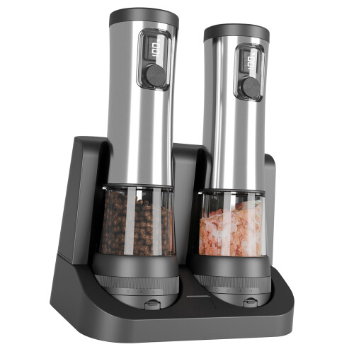 Automatic Electric Pepper Grinders Nonrust Steel 5 Level