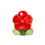 MultiFunctional Ceramic Container for Quick Access-Red flowers 1