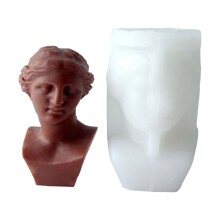 Artisanal Silicone Candle Mould Davids Busts Designs for-F075