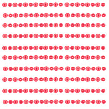 100Sets Resin Snap Button Colorful Sewing Button Fasteners-red