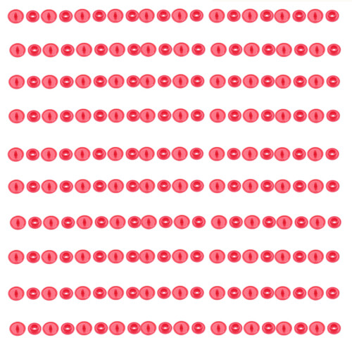 100Sets Resin Snap Button Colorful Sewing Button Fasteners-red
