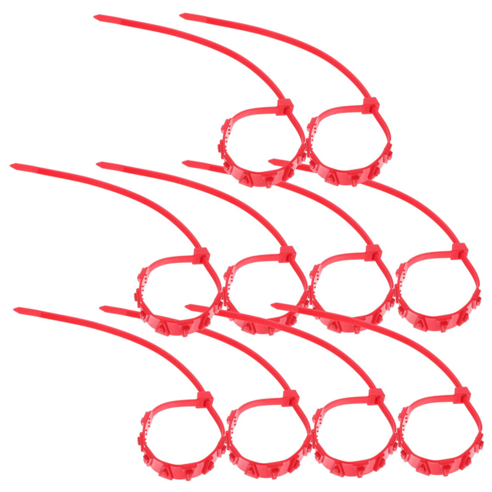 Tire Traction Straps Nylon Snow Chains For Scooters Bikes Motorcycles Enhanced Winter Grip 10Pcs 9092120023718