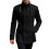 Herrefrakke med hak, knapper og lommer, moderne slim fit 2
