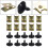 20x U-formede klips, sekskantmuttere, boltskruer, sett, bilchassis, metallplater, hurtigfester, biltilbehør til BMW - E21, E30, E36, E46, E90 2