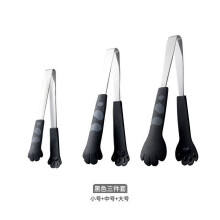 Cute Cat Paw Food Tongs - Creative Salad, Bread, Baking, and Snack Tongs, Keep Hands Clean