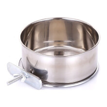 Wall-Mounted Attachable Crates Pet Feeder – Rust-Resistant, No-Spill, Stainless Steel, Compatible with Standard Crates